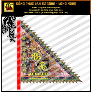 CỜ TAM GIÁC SIZE ĐẠI - CỜ VOAN - CỜ LƯỚI- TENG FEI