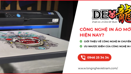 In áo 3D trên áo múa lân